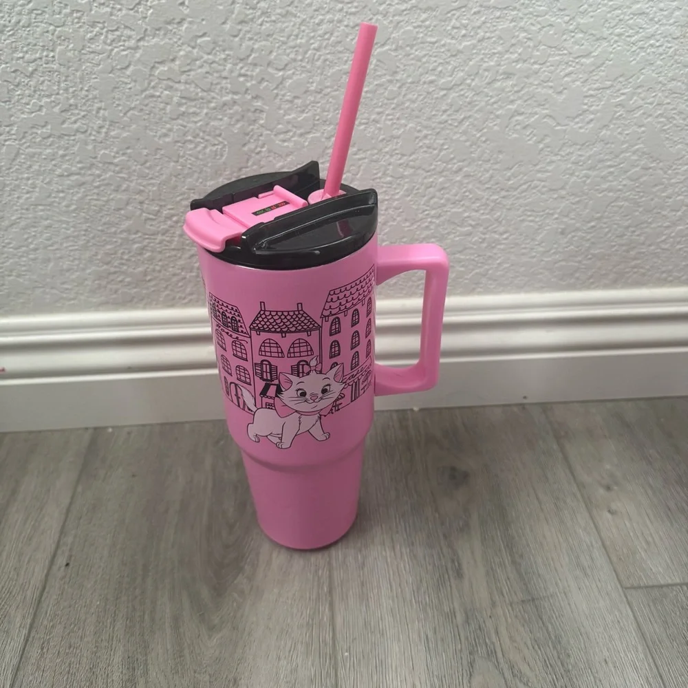 Disney The Aristocats Marie Stainless Steel Tumbler, Disney Marie Tumbler